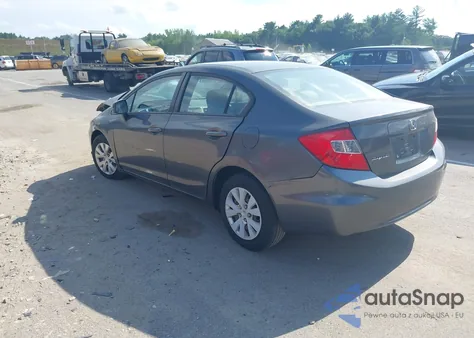 2012 Honda Civic Lx из США, поврежденный, VIN 2HGFB2F50CH558046